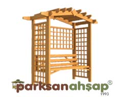 70341 - Ahap Pergole Bank - 100(L)x150(W)x250(H) cm